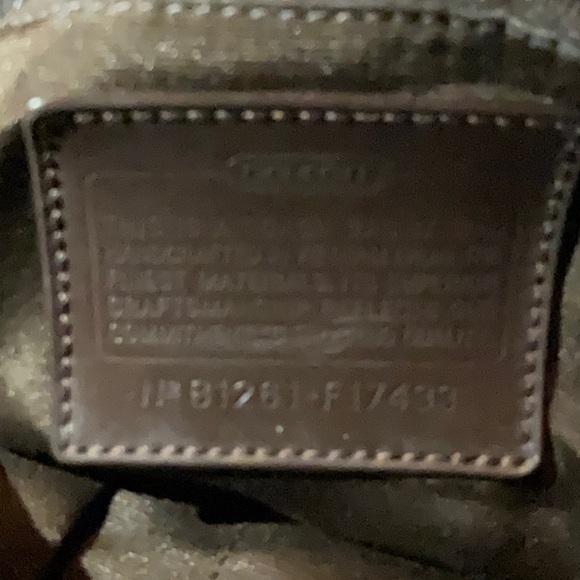 Coach Legacy Stripe Signature Tan and Brown Shoulder Bag - Picture 3 of 16